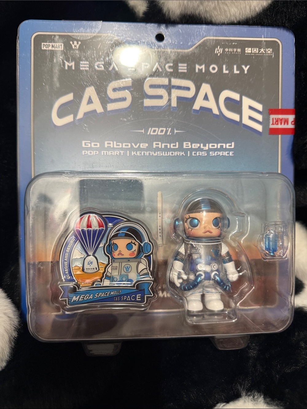 Mega Space Molly CAS Space Blue and White Astronaut Figure